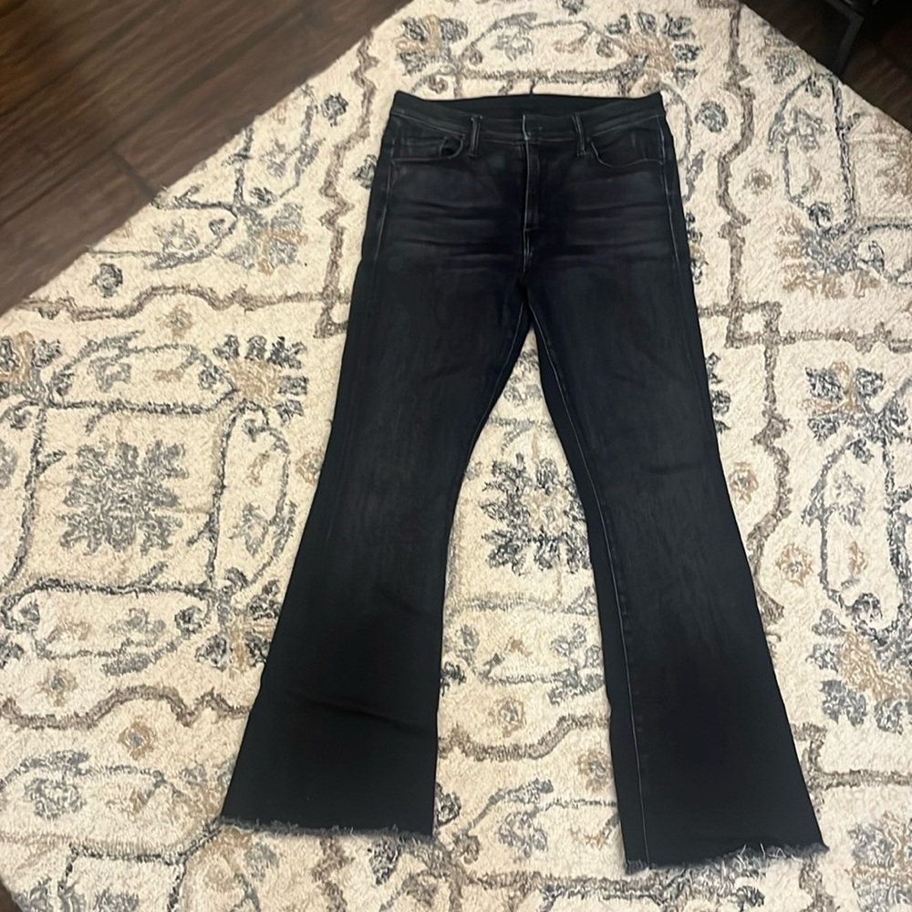 Black Mother flare jeans 32